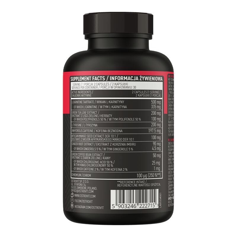OstroVit Fat Burner for women 60 kapsułek