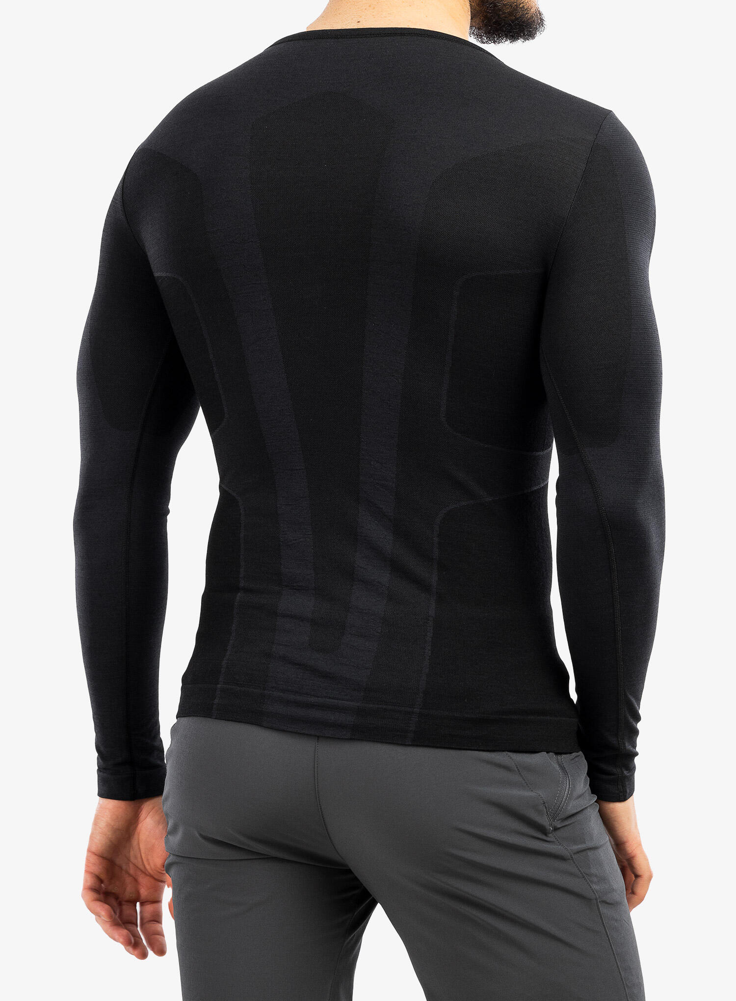 Bluza termoaktywna męska Brubeck Comfort Wool LS 2/5