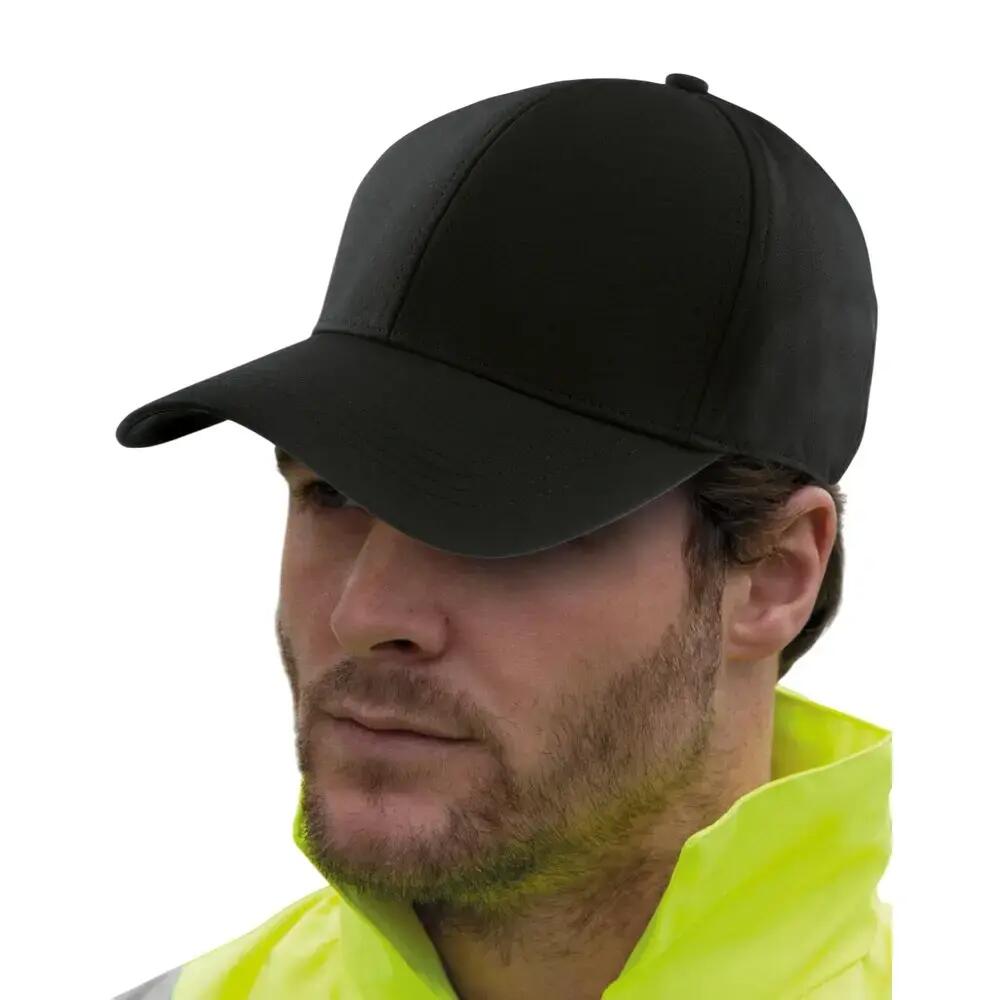 Softshell Fitted Baseball Cap (Black)