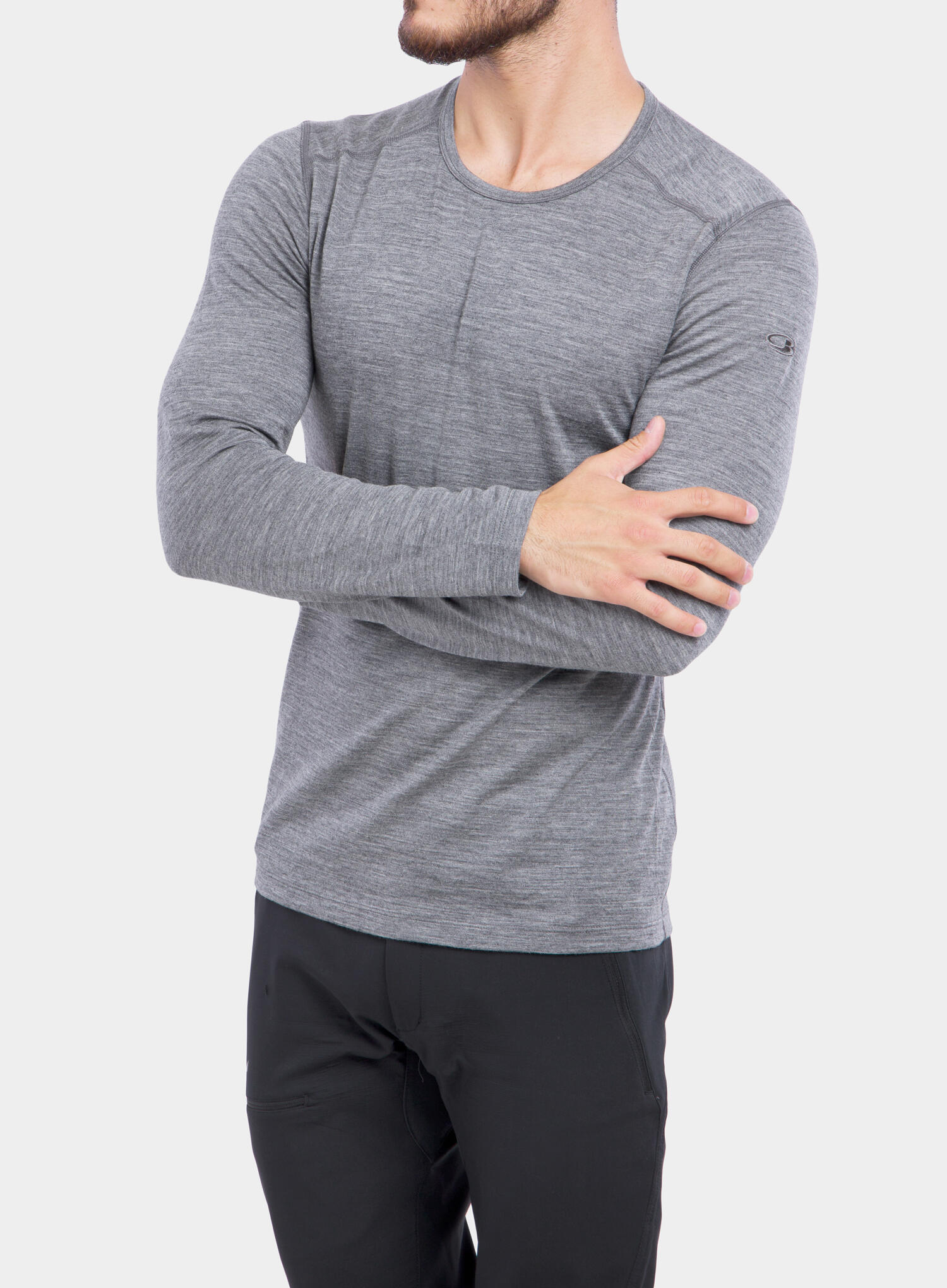 Camiseta térmica de manga larga para hombre Icebreaker 200 Oasis Crewe 3/7