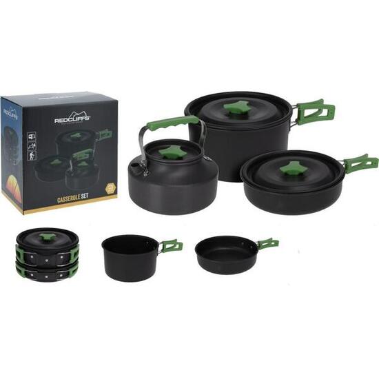Menażka Redcliffs zestaw turystyczny 3w1 garnek patelnia czajnik
