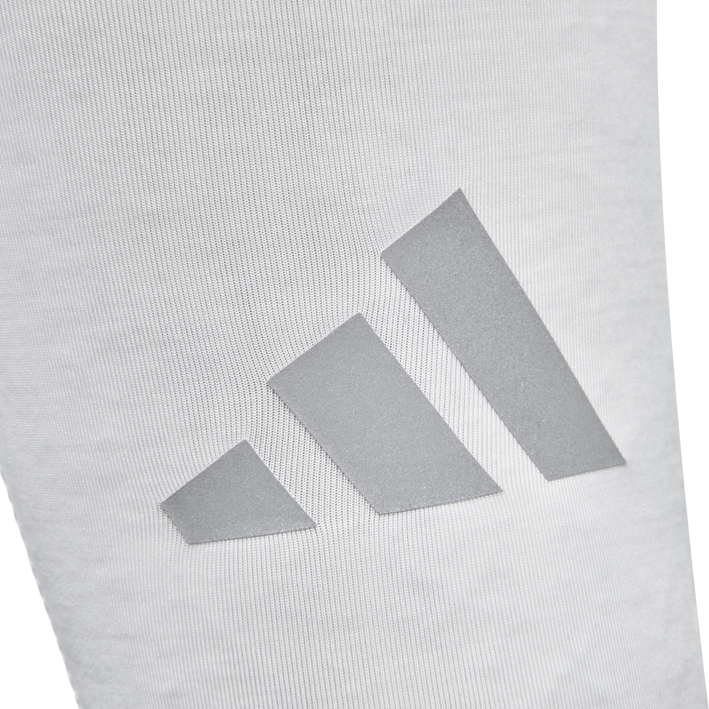 Adidas Mangas de Compresión AEROREADY Reflectante Blanco 2/7