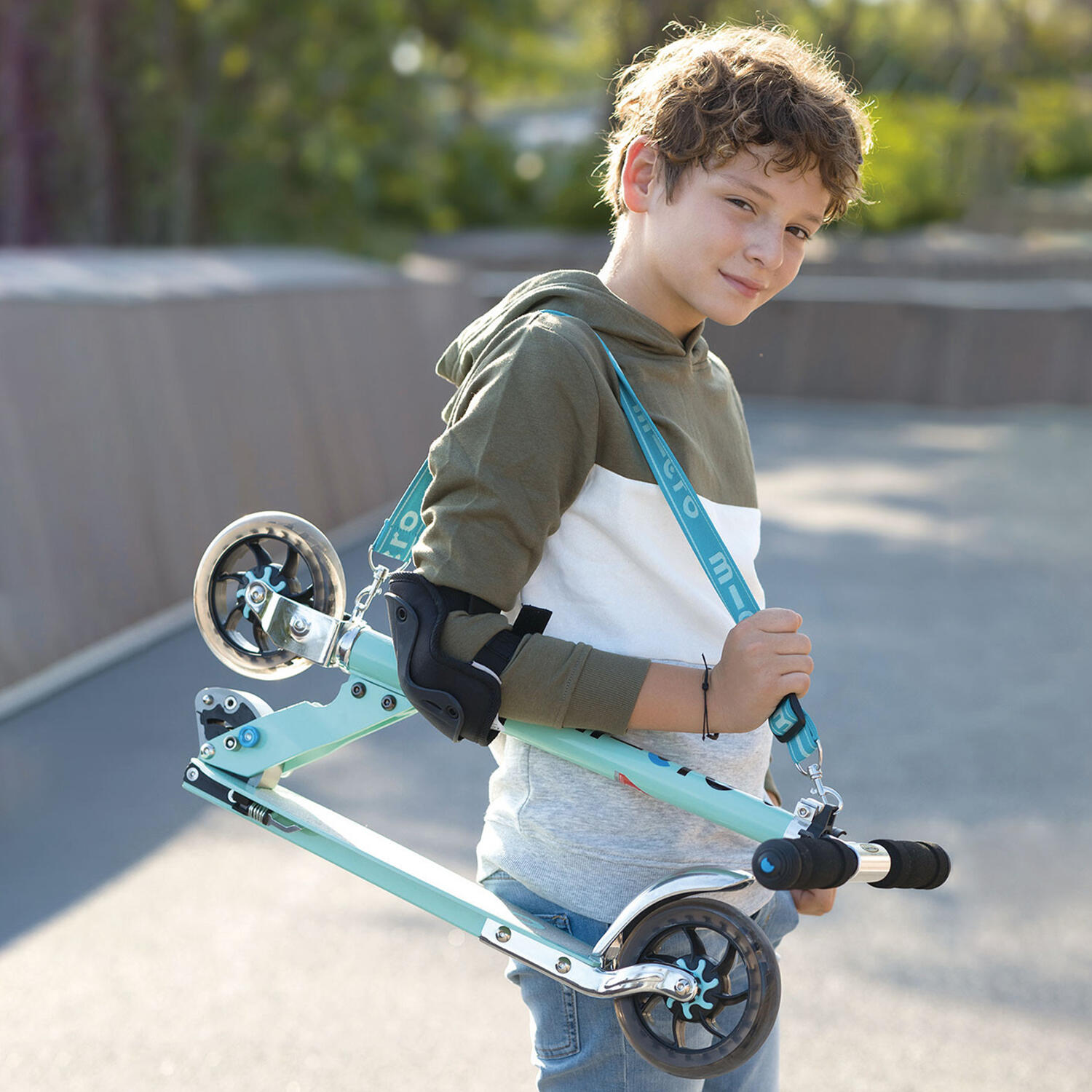 Lanière trottinette Réfléchissante Aqua 2/3