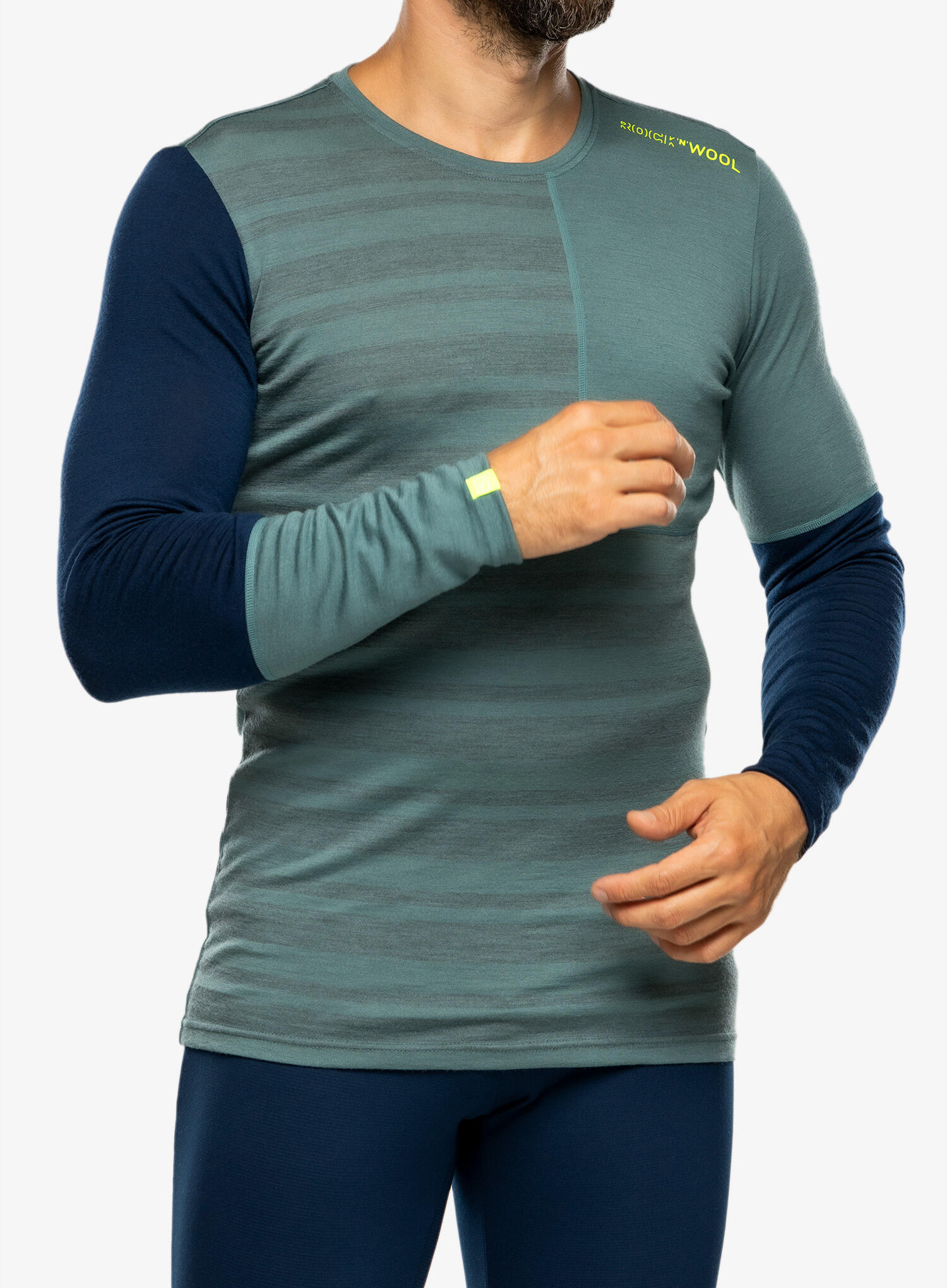 Bluza termiczna męska Ortovox 185 Rock N Wool Long Sleeve 3/6
