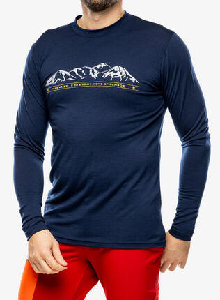 Bluza termoaktywna męska Sensor Merino Active PT Tee L/S