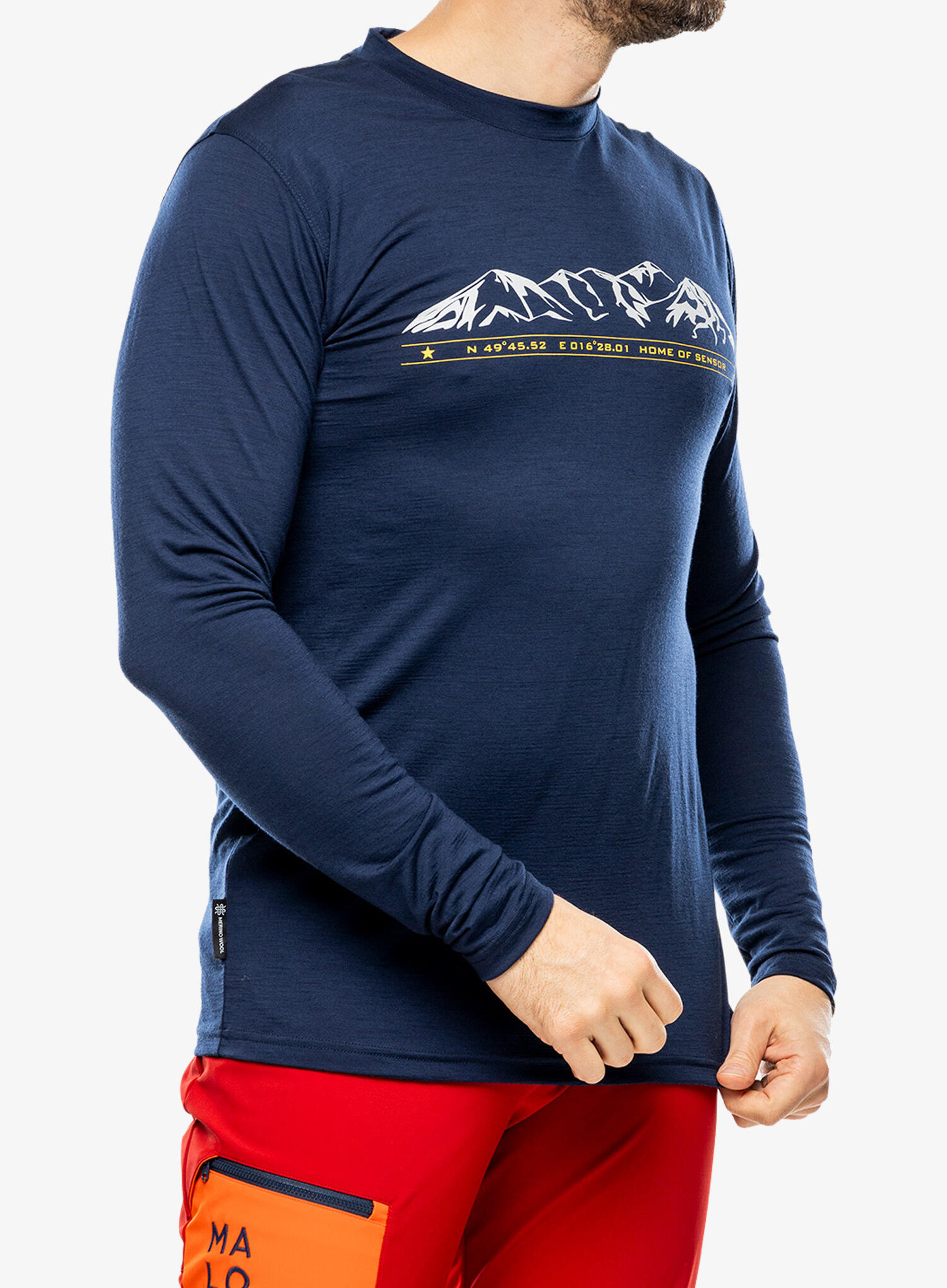 Bluza termoaktywna męska Sensor Merino Active PT Tee L/S 3/6