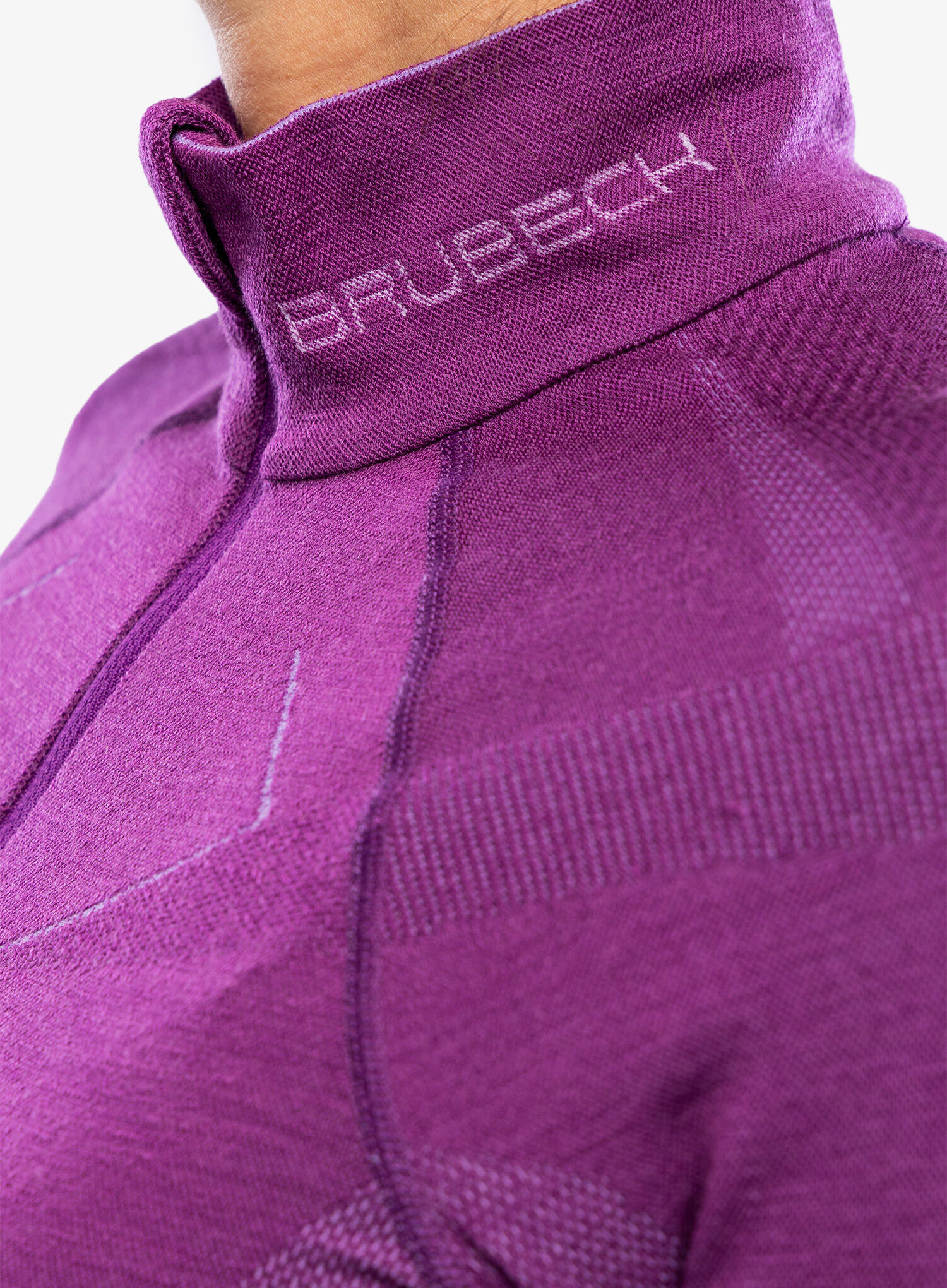 Bluza damska z krótkim ekspresem wełniana Brubeck EXTREME MERINO 6/7