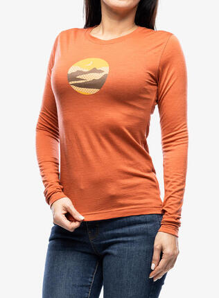 Bluza termoaktywna damska Sensor Merino Active Triglav Tee LS