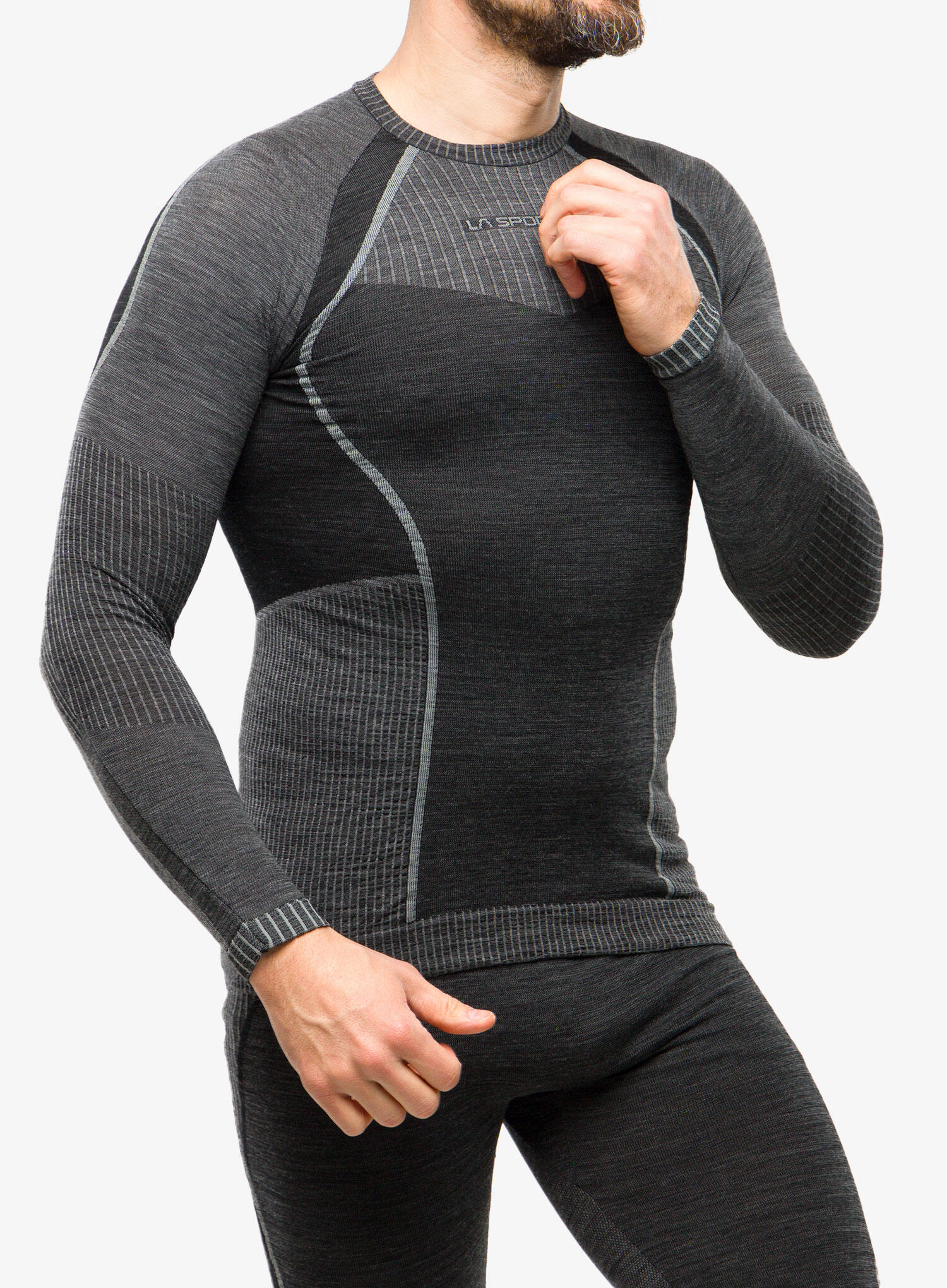 Bluza termoaktywna męska La Sportiva Wool70 Tech Longsleeve 3/6
