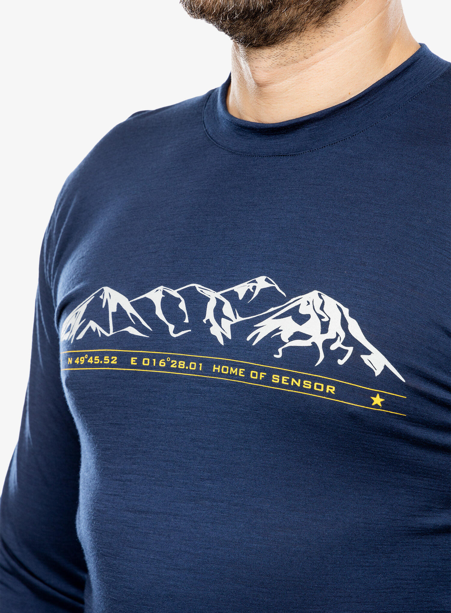 Bluza termoaktywna męska Sensor Merino Active PT Tee L/S 5/6