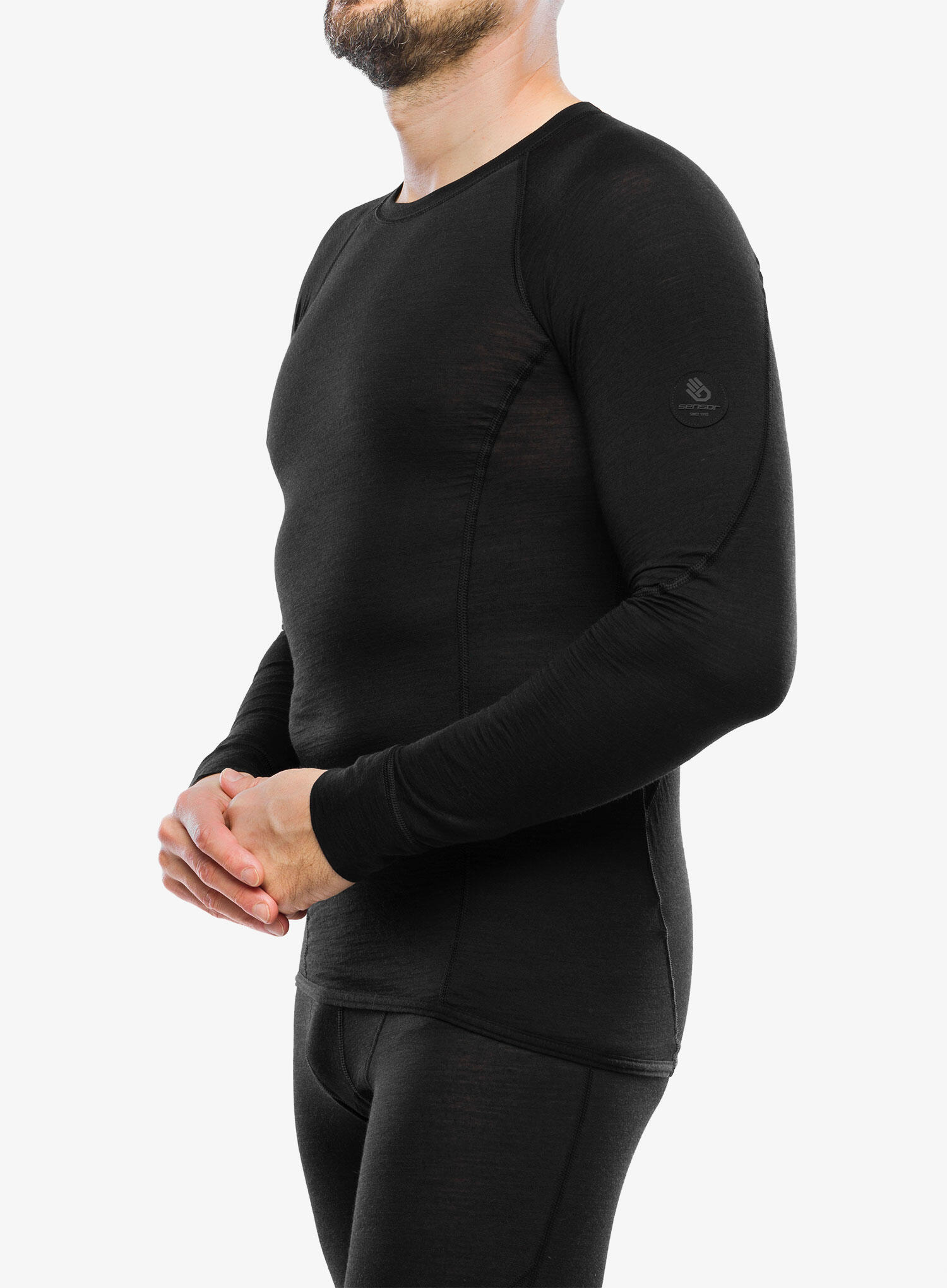 Bluza termoaktywna męska Sensor Merino Air Tee LS 3/6