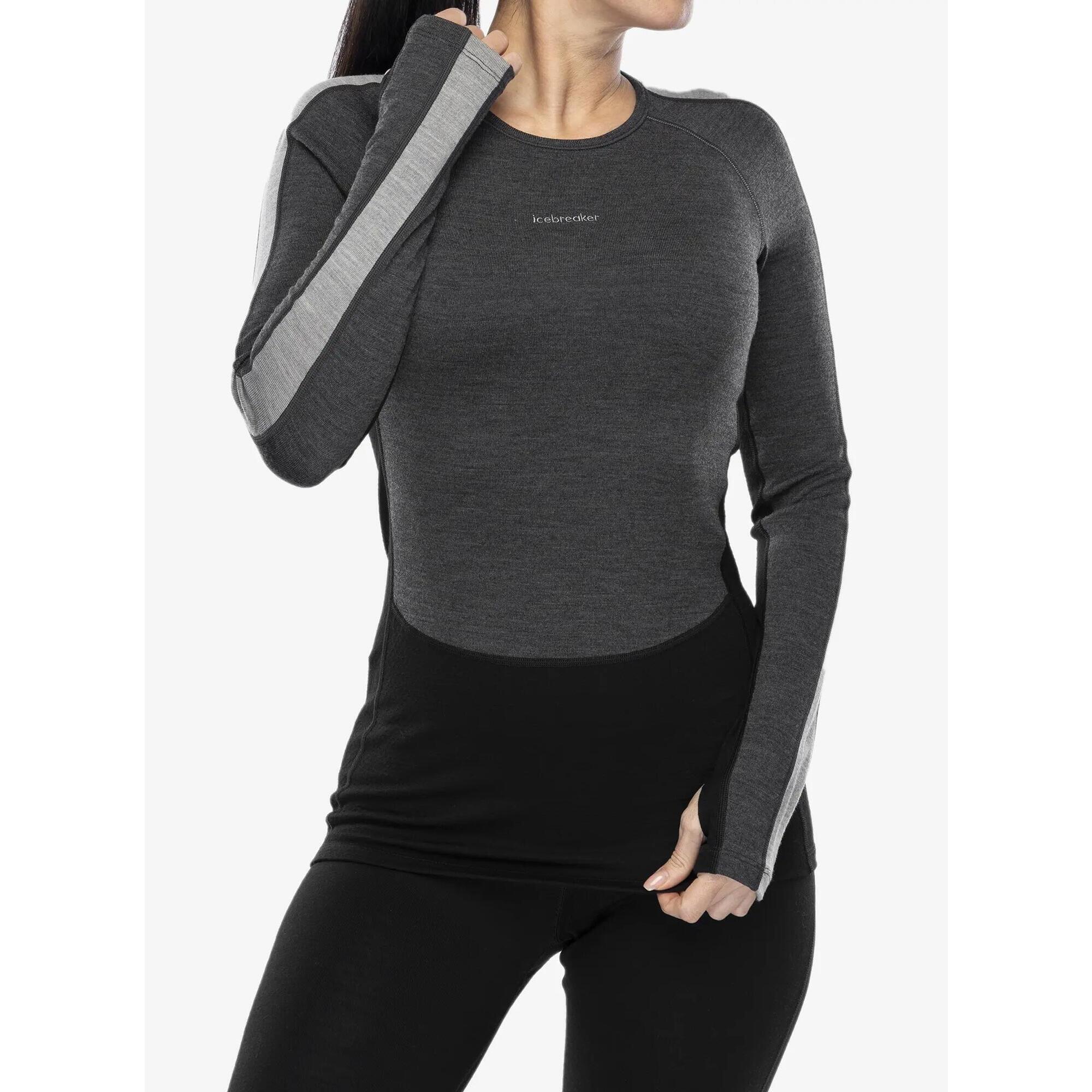Icebreaker - Pantalon Thermique Femme Icebreaker Zoneknit 260 Jet - Sous Vêtement Haut - Gris - 44 L - Decathlon