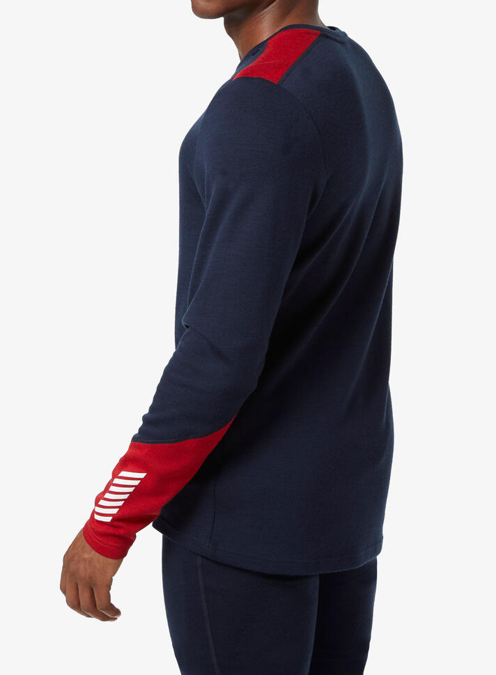 Bluza termoaktywna męska Helly Hansen LIFA Merino Midweight Crew