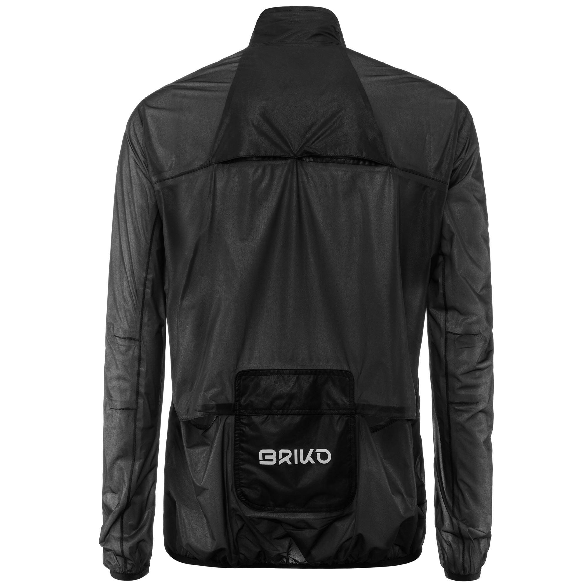 briko giubbotto nero da uomo e donna in materiale sintetico da ciclismo e 2/3