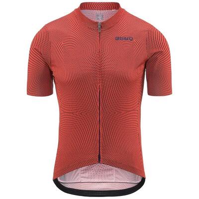 T-shirt per uomo in polyester variante rosso da ciclismo