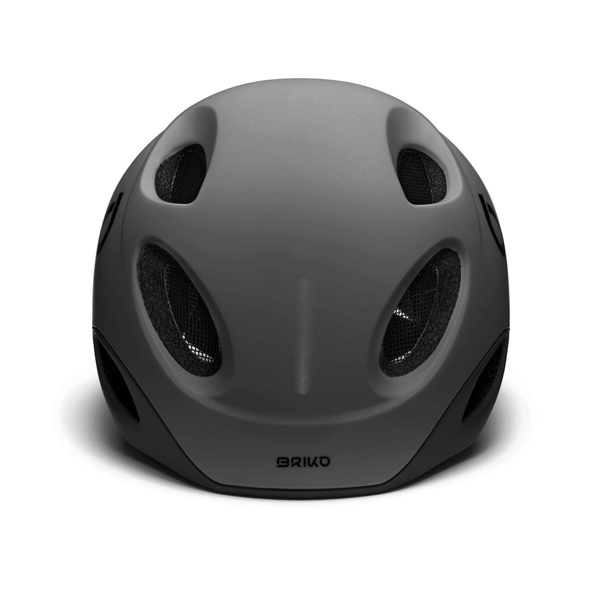 BRIKO Briko E - One Led Fietshelm MATGROEN STORM DUS M 4/7