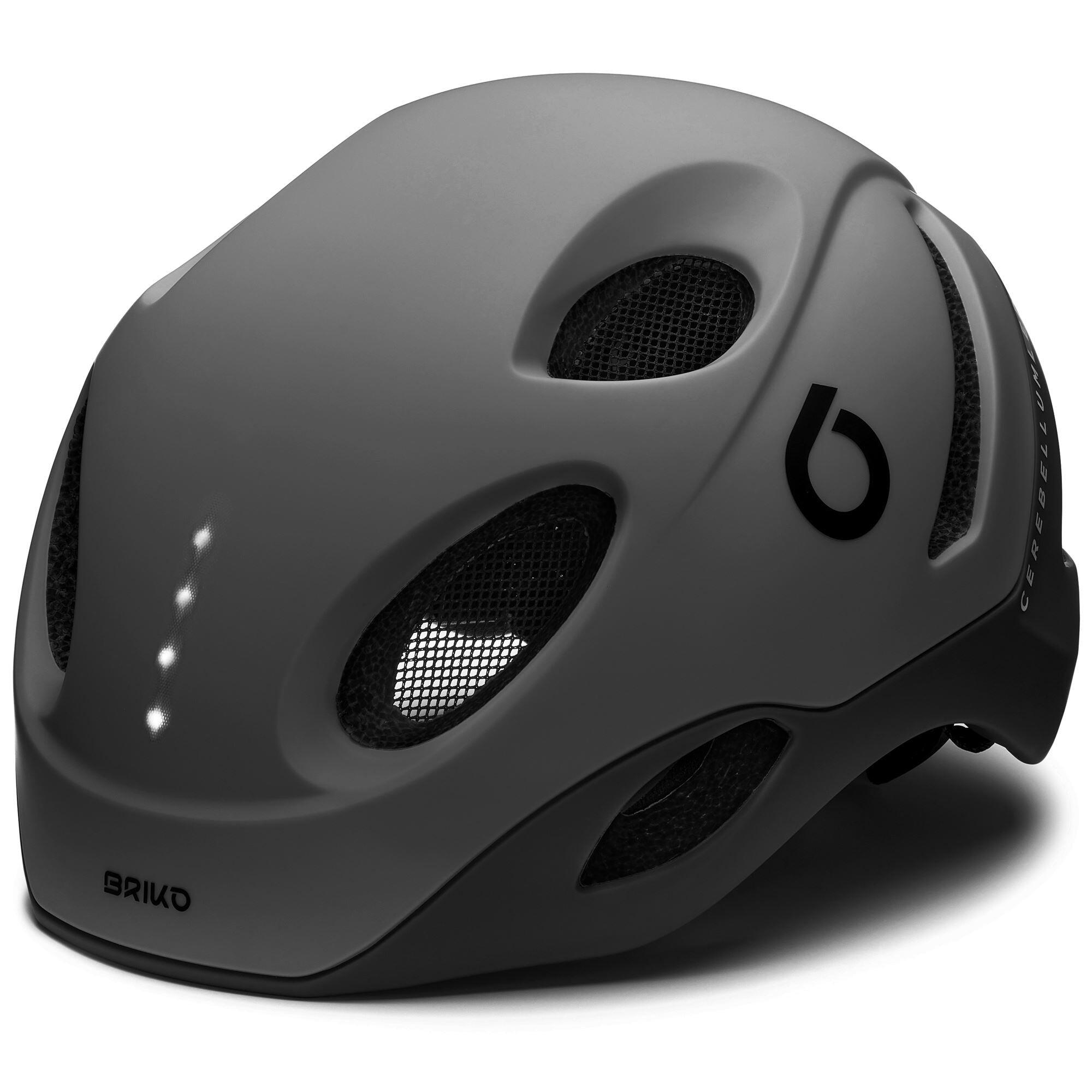 BRIKO Briko E - One Led Fietshelm MATGROEN STORM DUS M 2/7