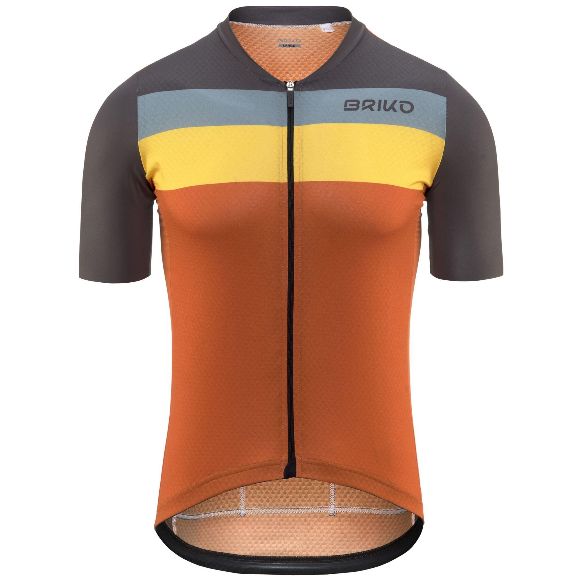 arancione / grigio carbone / blu uragano