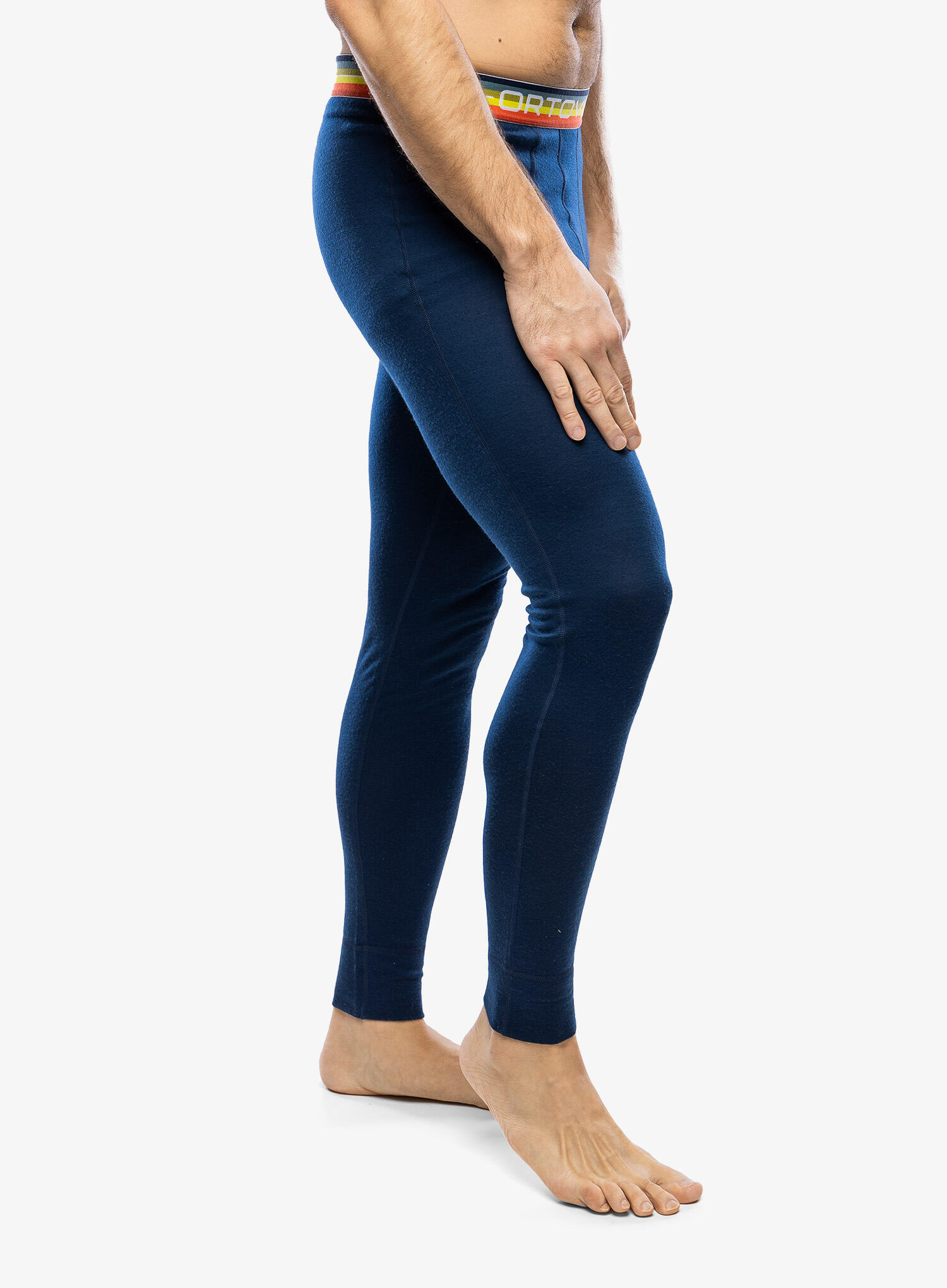 Legginsy termoaktywne męskie Ortovox 185 Rock N Wool Long Pants 3/4
