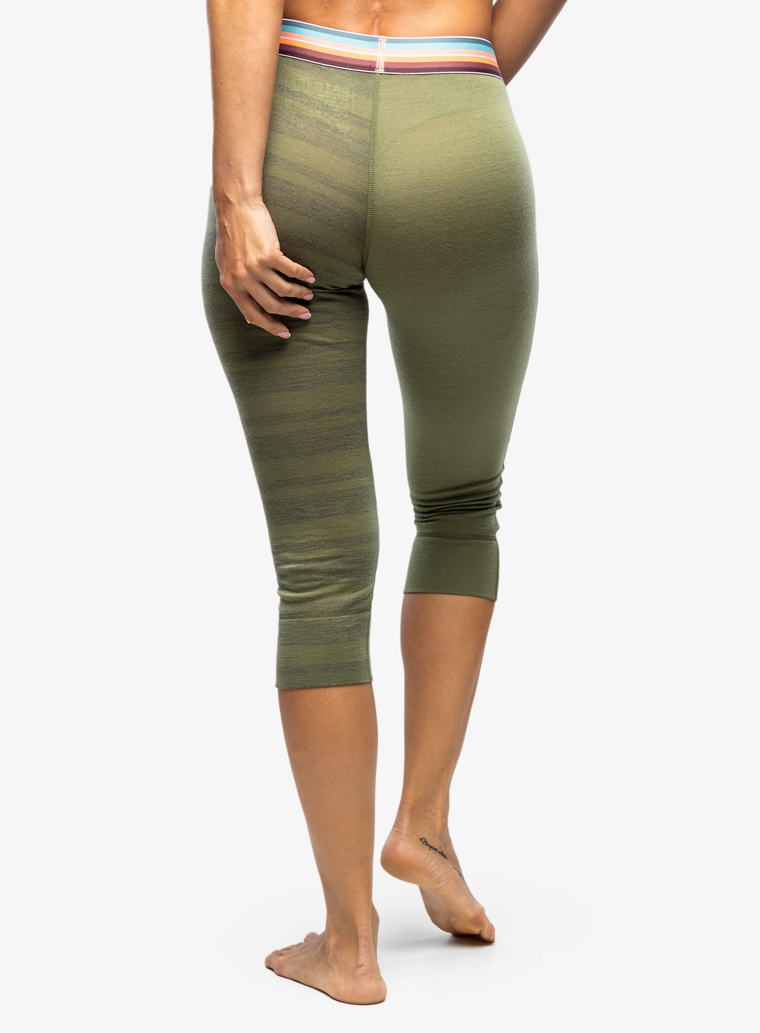 Legginsy termiczne damskie Ortovox 185 Rock N Wool Short Pants 2/6