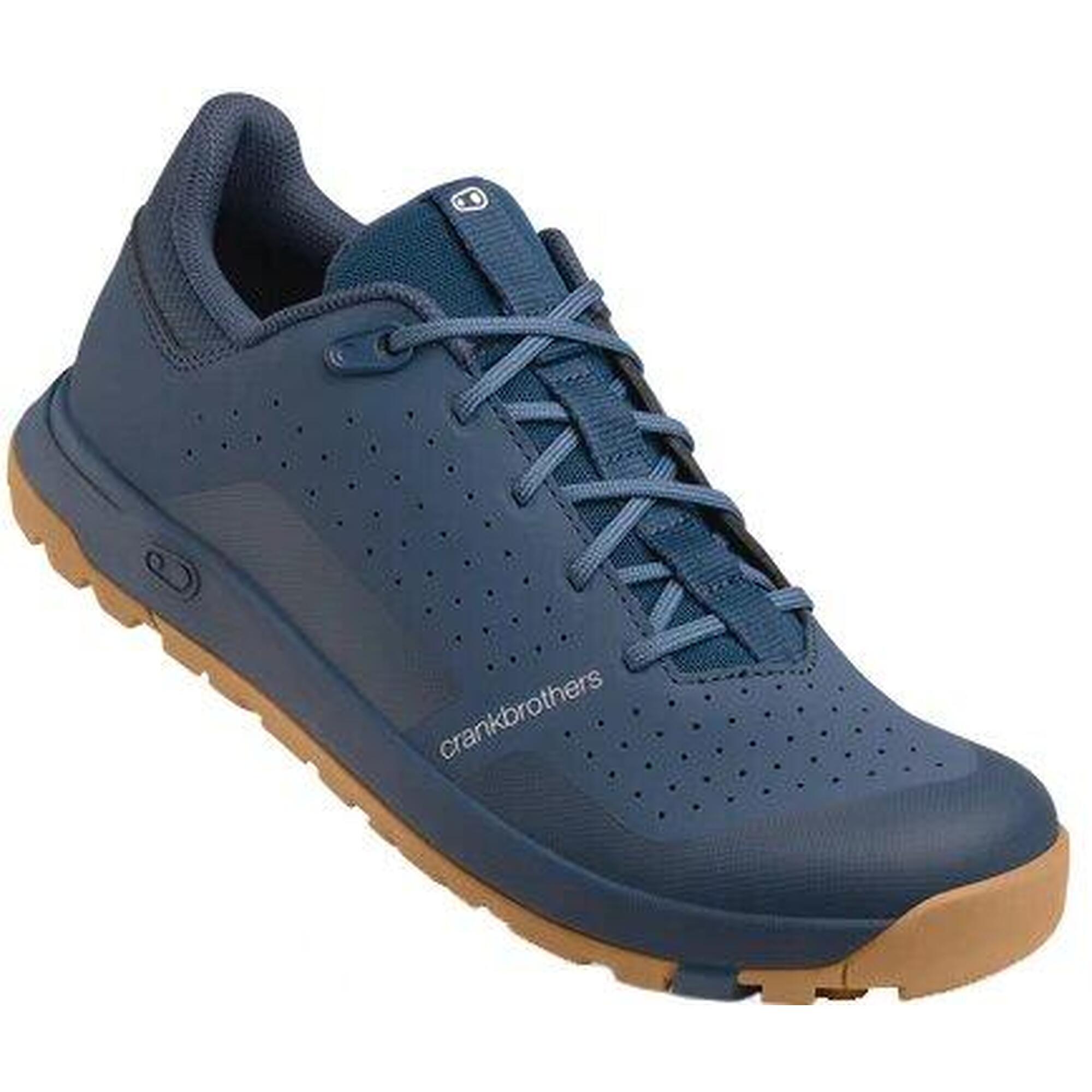 Crankbrothers - Chaussures Crankbrothers Stamp Trail Lace Gum/bleu - Chaussures De Vélo - Bleu - Decathlon