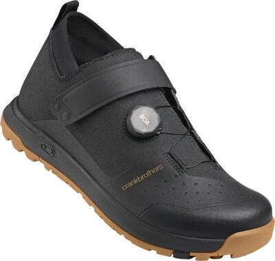 Crankbrothers stamp trail boa gold/black flat pedal shoes
