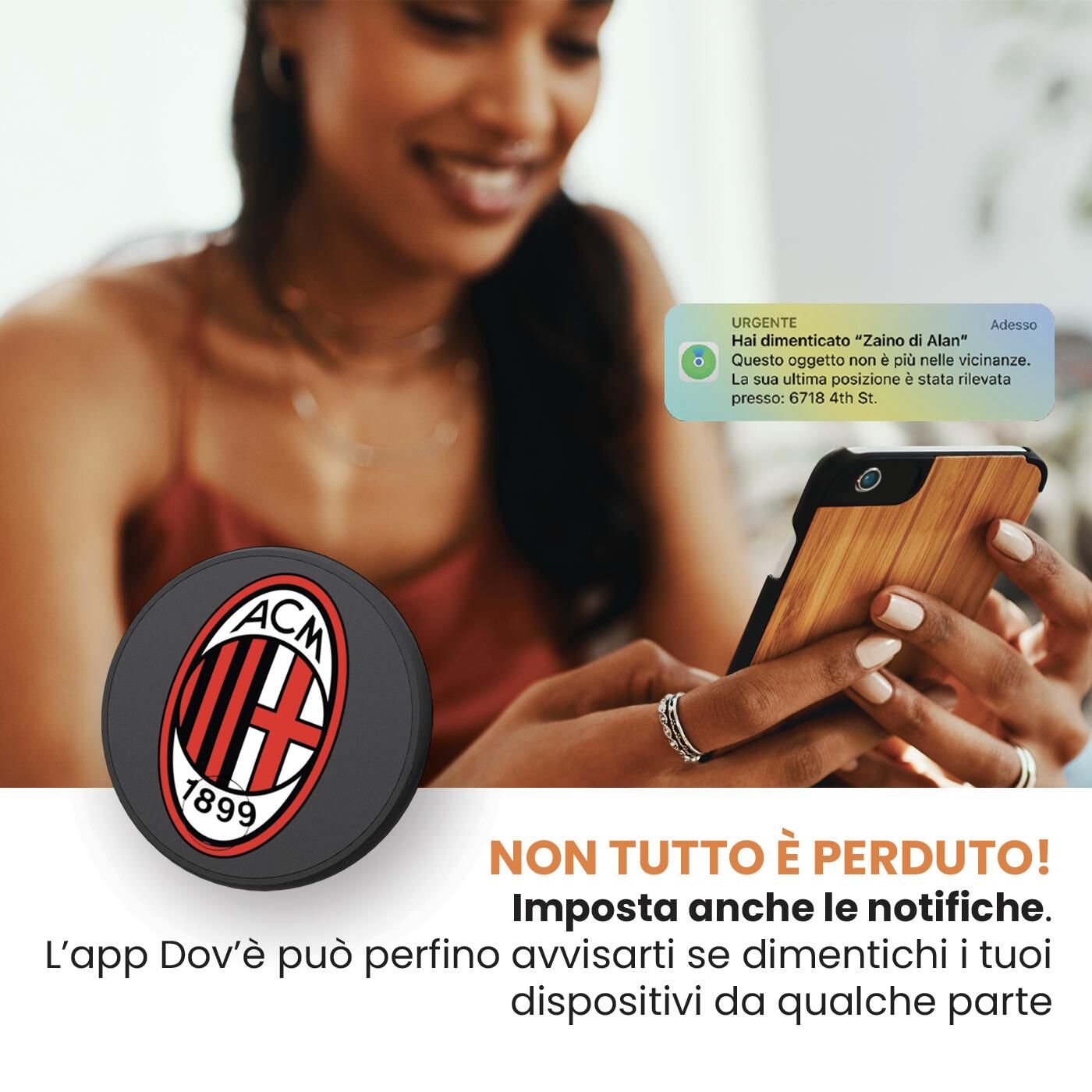 MILAN Localizzatore Tracker GPS Tech Find iOS 5/7