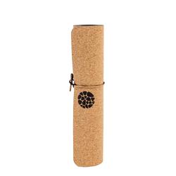 Tapis de yoga extra confortable et long - Liège naturel - 6mm - 205x68cm