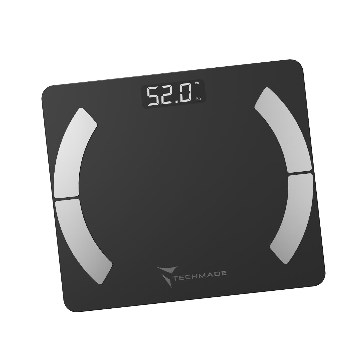 Bilancia pesa persone smart digitale nera 2/6