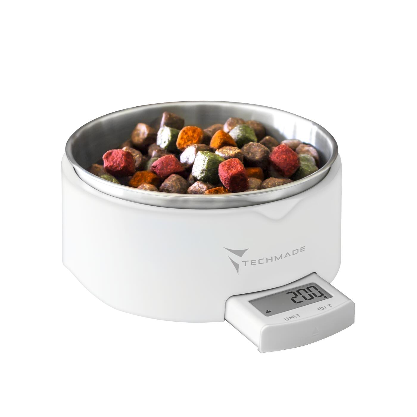 TECHMADE Bilancia digitale per food per cani, gatti e animali