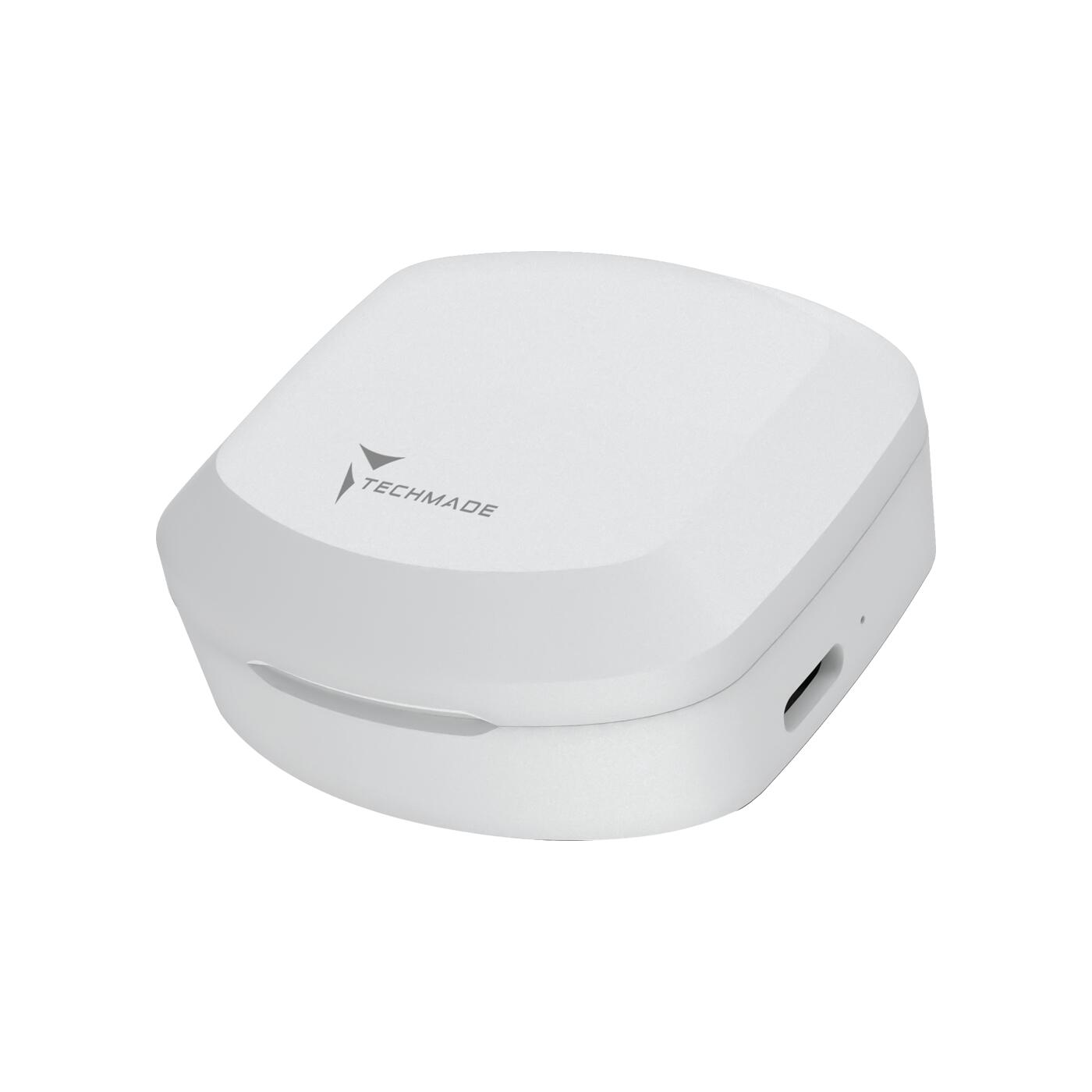 Auricolari wireless senza filo con box di ricarica, bianchi 3/3