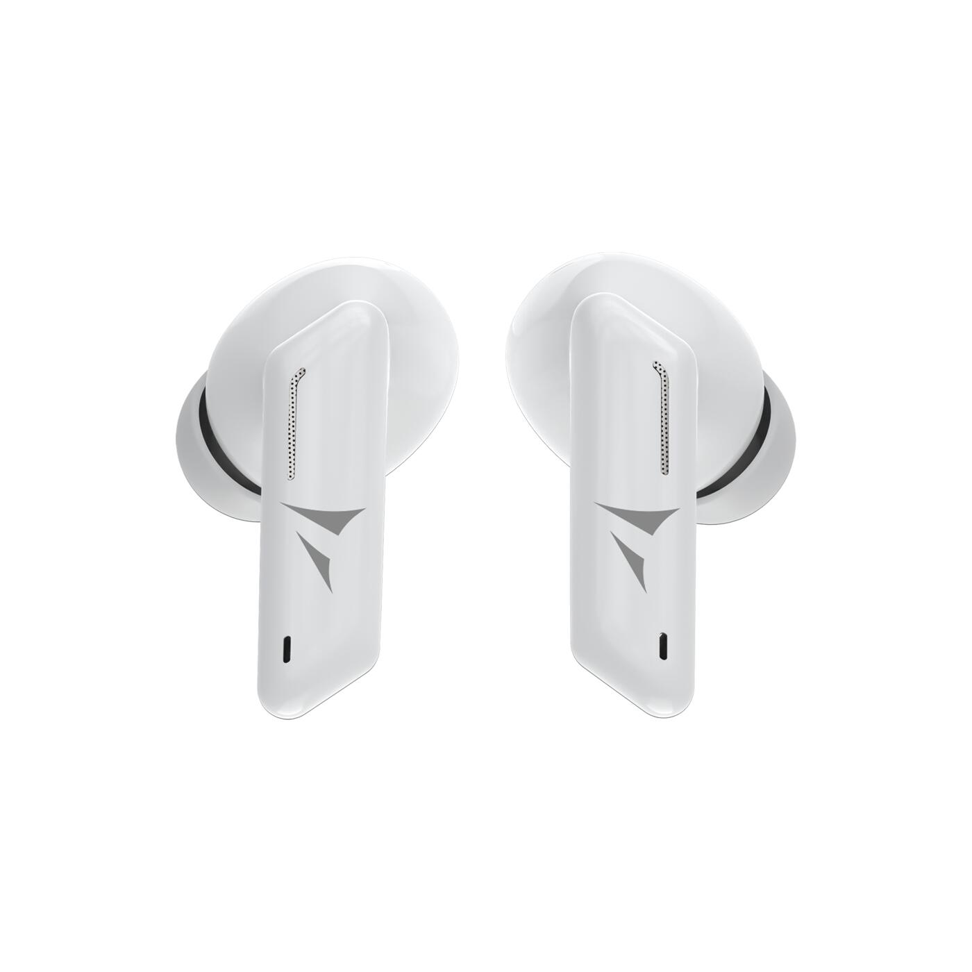 Auricolari wireless senza filo con box di ricarica, bianchi 2/3