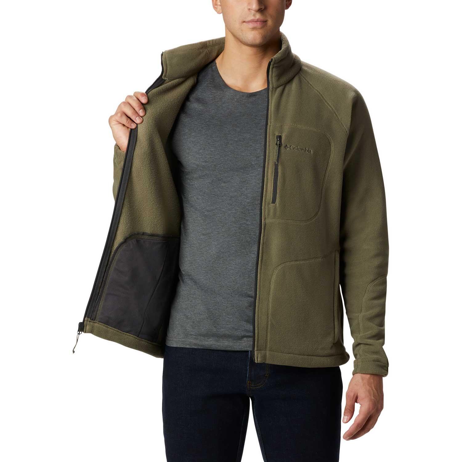 Fleecevesten Truien Heren - COLUMBIA Fast Trek II - Stone Green 2/7