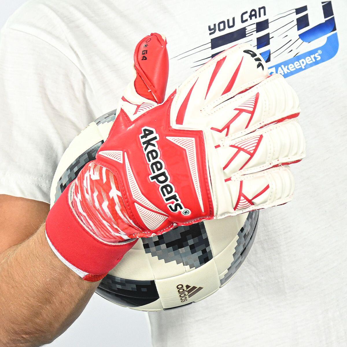 Rękawice bramkarskie męskie 4keepers FORCE V4.25 RF2G 4/7