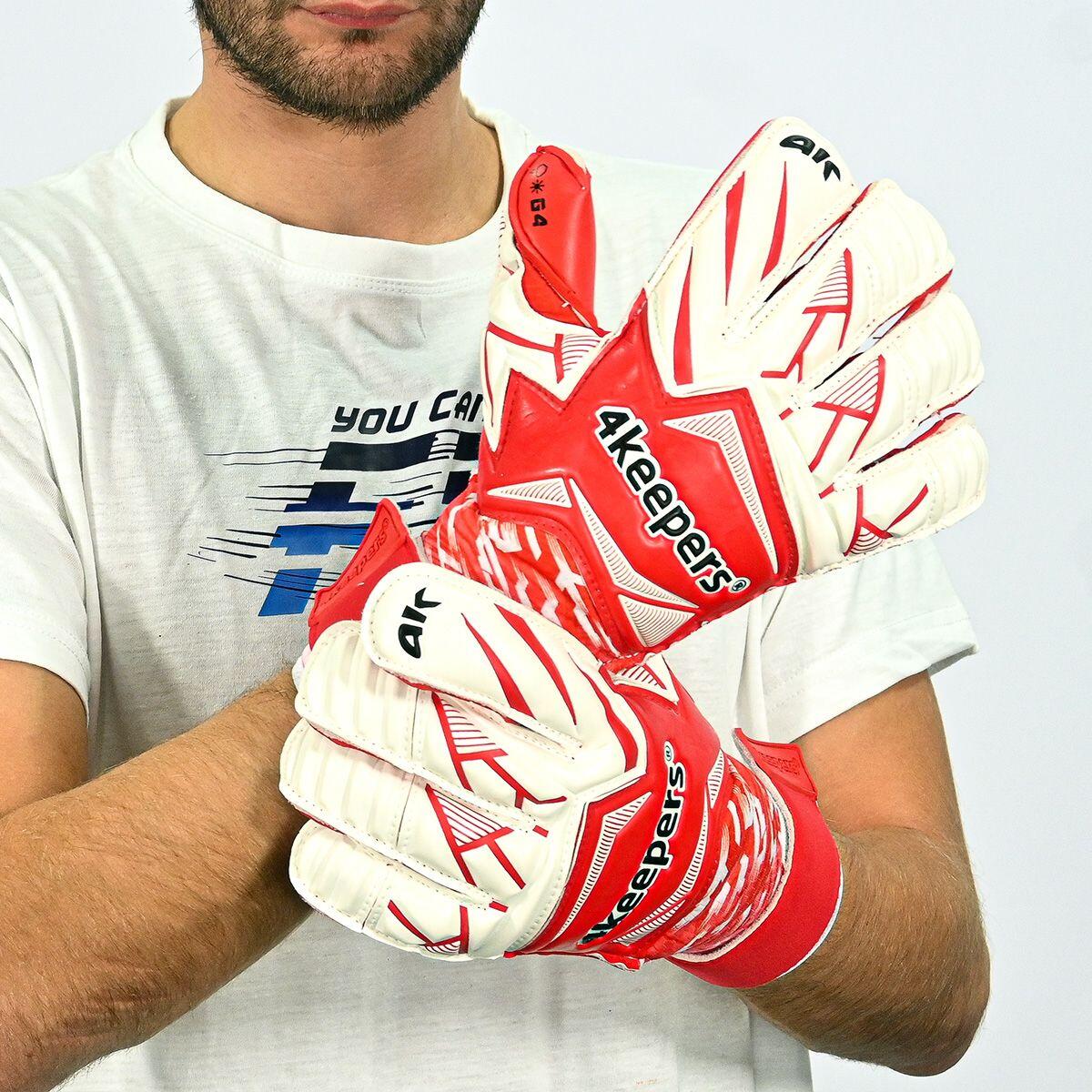 Rękawice bramkarskie męskie 4keepers FORCE V4.25 RF2G 6/7