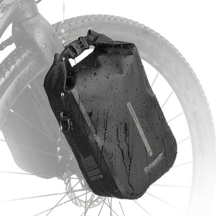 Sakwa rowerowa na przedni widelec Rhinowalk RK404 4l + adapter bikepacking