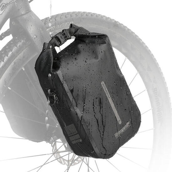 Sakwa rowerowa na przedni widelec Rhinowalk RK404 4l + adapter bikepacking
