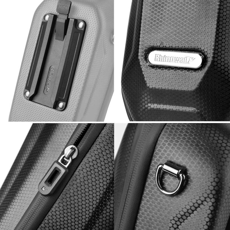 Torba na kierownicę/widelec uniwersalna do hulajnogi roweru Rhinowalk K90 4l 6/7