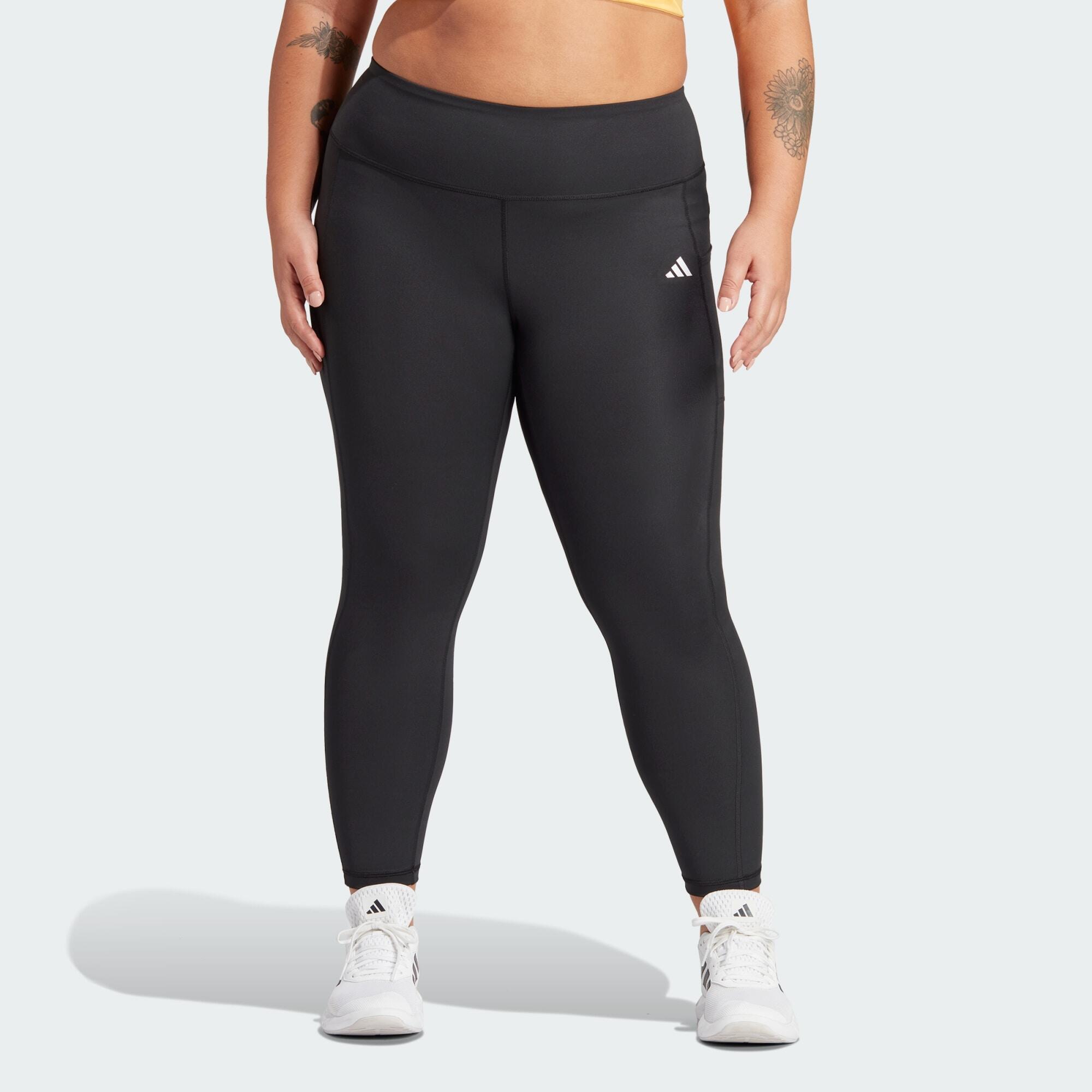 Adidas - Legging Long Optime (grandes Tailles) - Collant - Noir - Decathlon