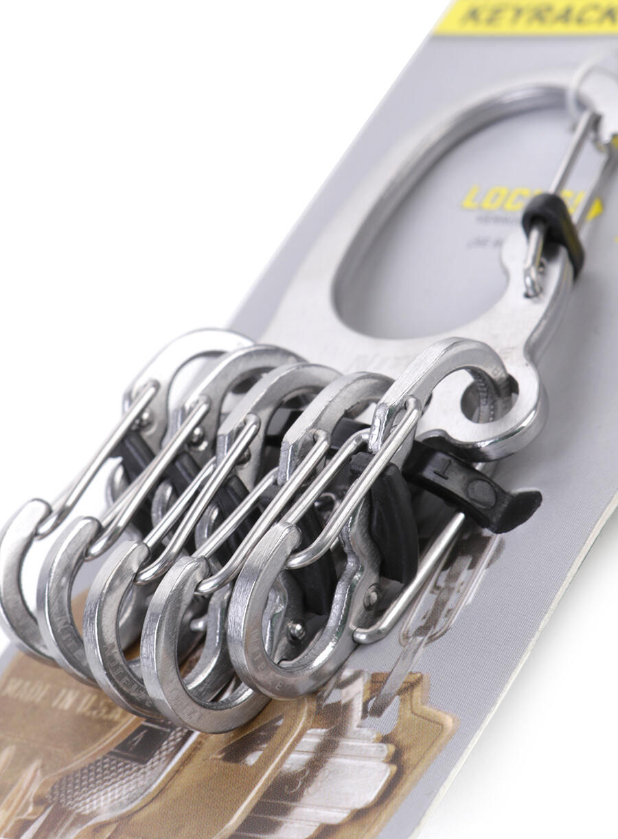 Sleutelhanger Nite Ize BigFoot KeyRack Locker - staal 2/6