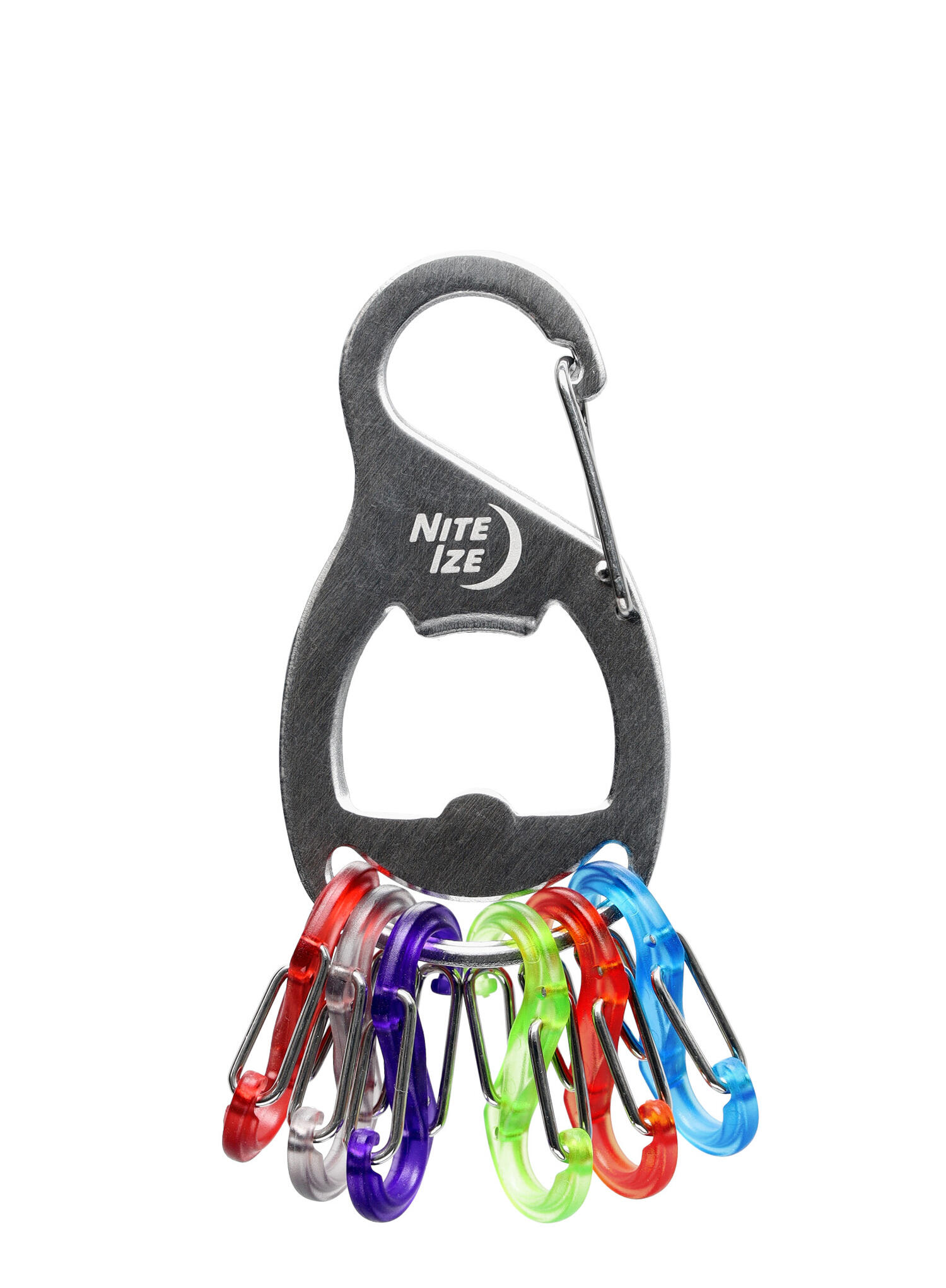 Carabine Nite Ize KeyRack+ S-Biner - acier inoxydable 4/6