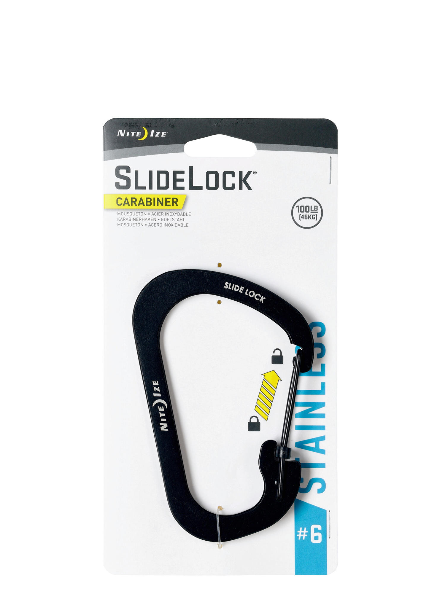 Carabine Nite Ize SlideLock 6 - noir 4/6