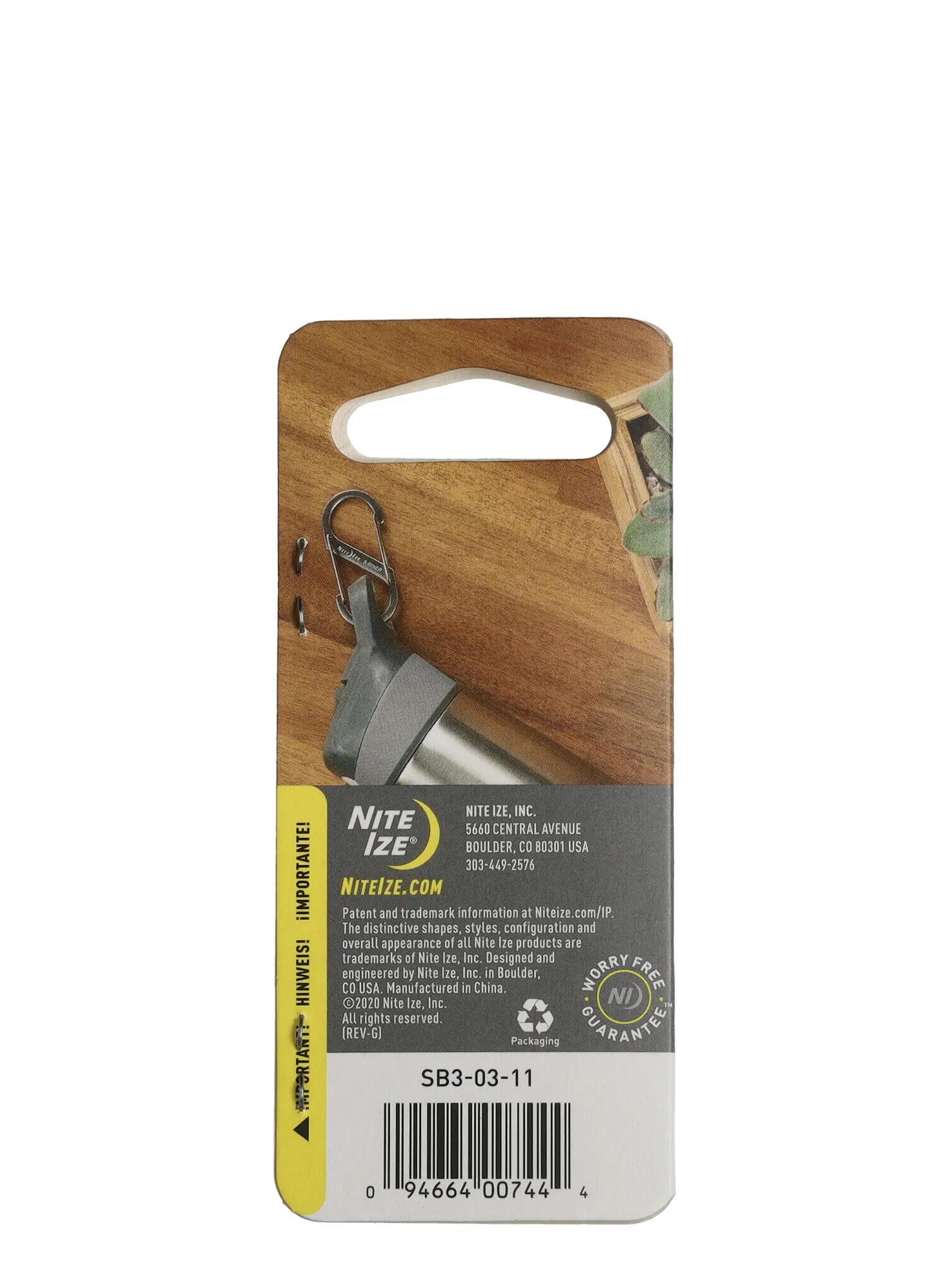 Karabinek sprzętowy Nite Ize S-Biner 3 - steel 4/5
