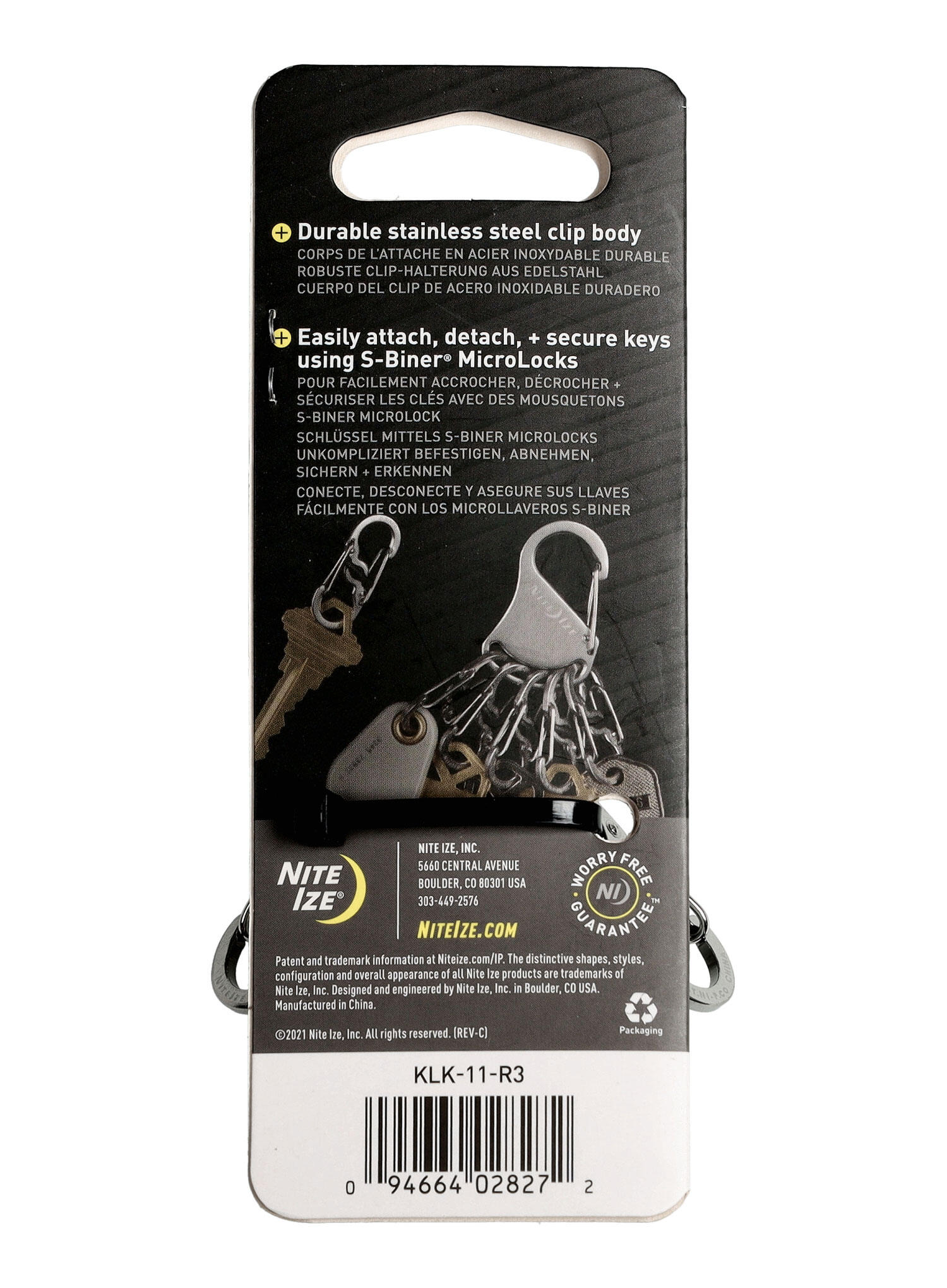 KeyRack Locker sleutelhanger organiser ring karabijnhaak 4/5
