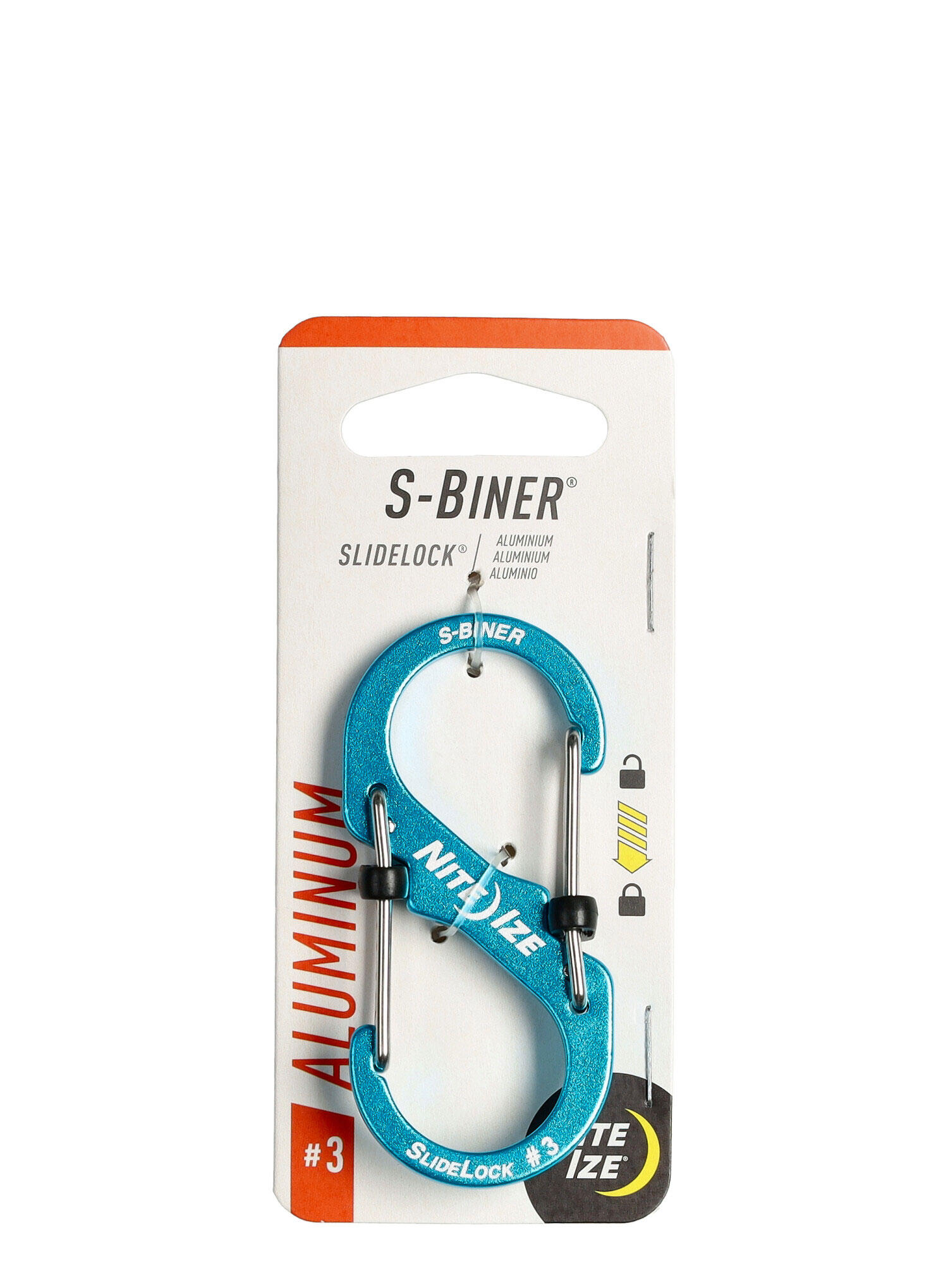 Carabine Nite Ize S-Biner SlideLock Aluminium 3 - bleu 2/6