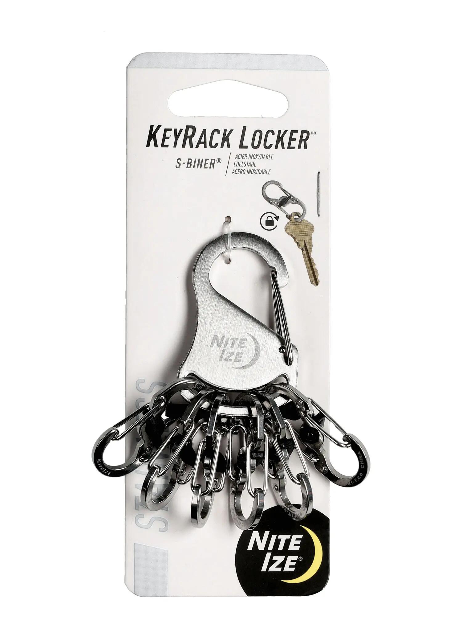 Karabinek Nite Ize S-Biner KeyRack Locker - steel 2/5