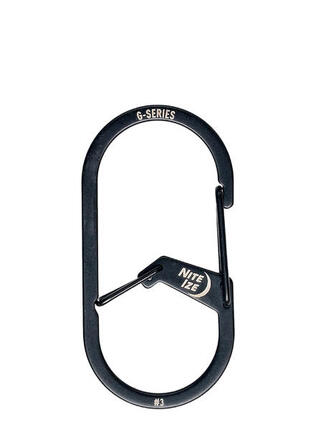 Karabiner Nite Ize G-Series Dual Chamber 3 - zwart