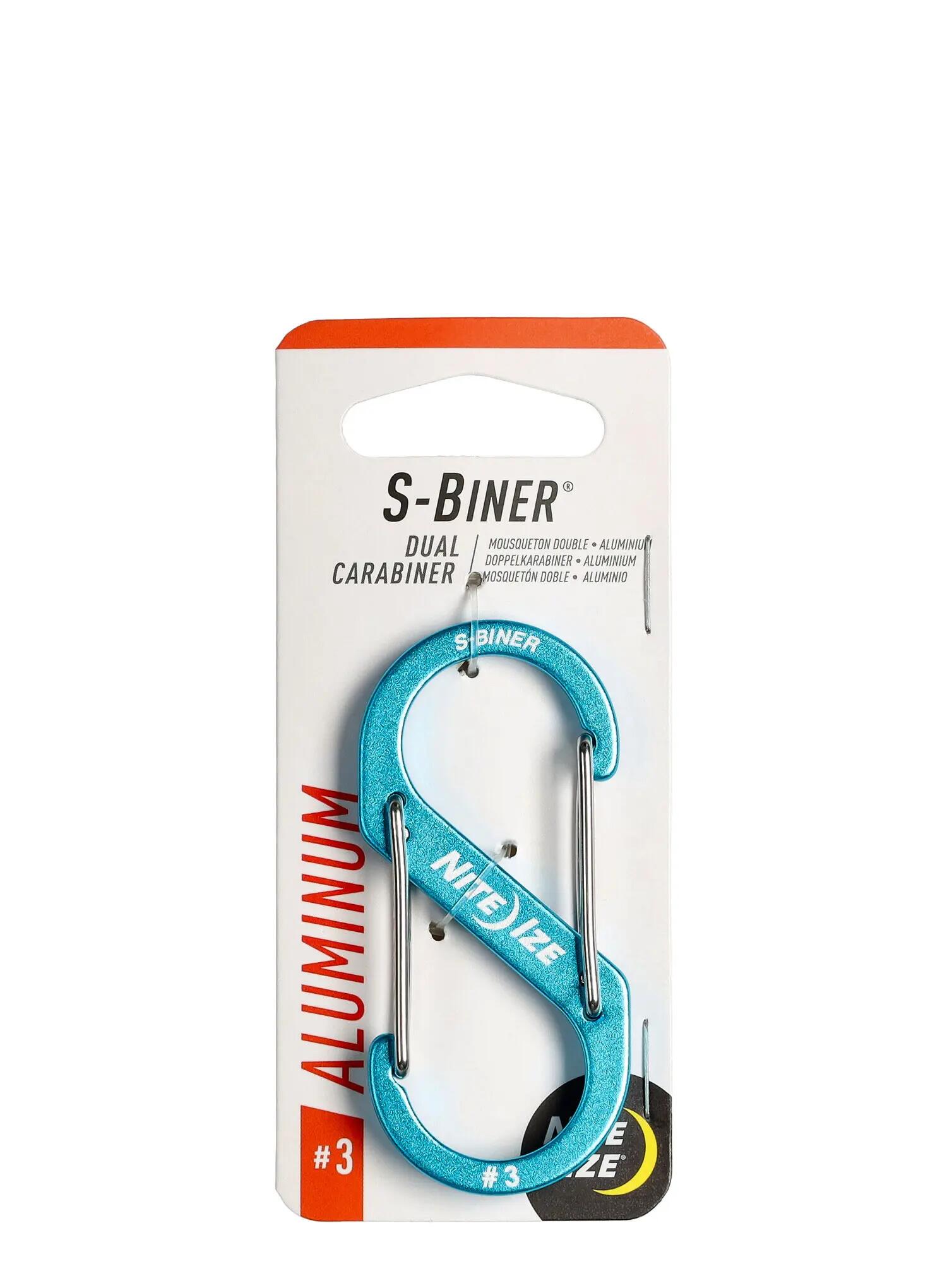 Karabinek sprzętowy Nite Ize S-Biner Aluminum 3 - blue 2/5