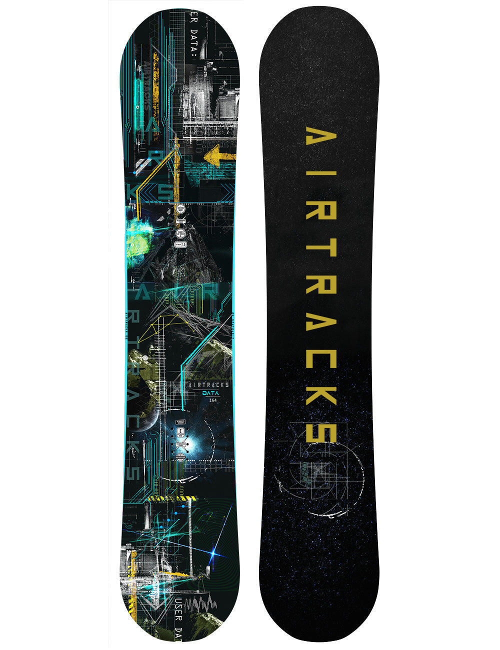 Set de Snowboard Homme: Planche Data + Fixations Master ME taille XL + Sac 2/3