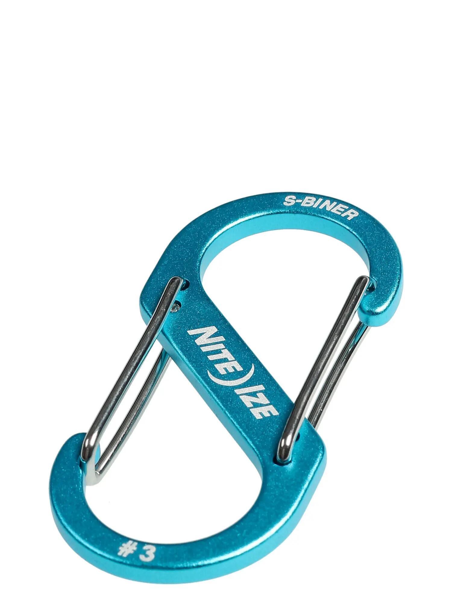 Karabinek sprzętowy Nite Ize S-Biner Aluminum 3 - blue 5/5